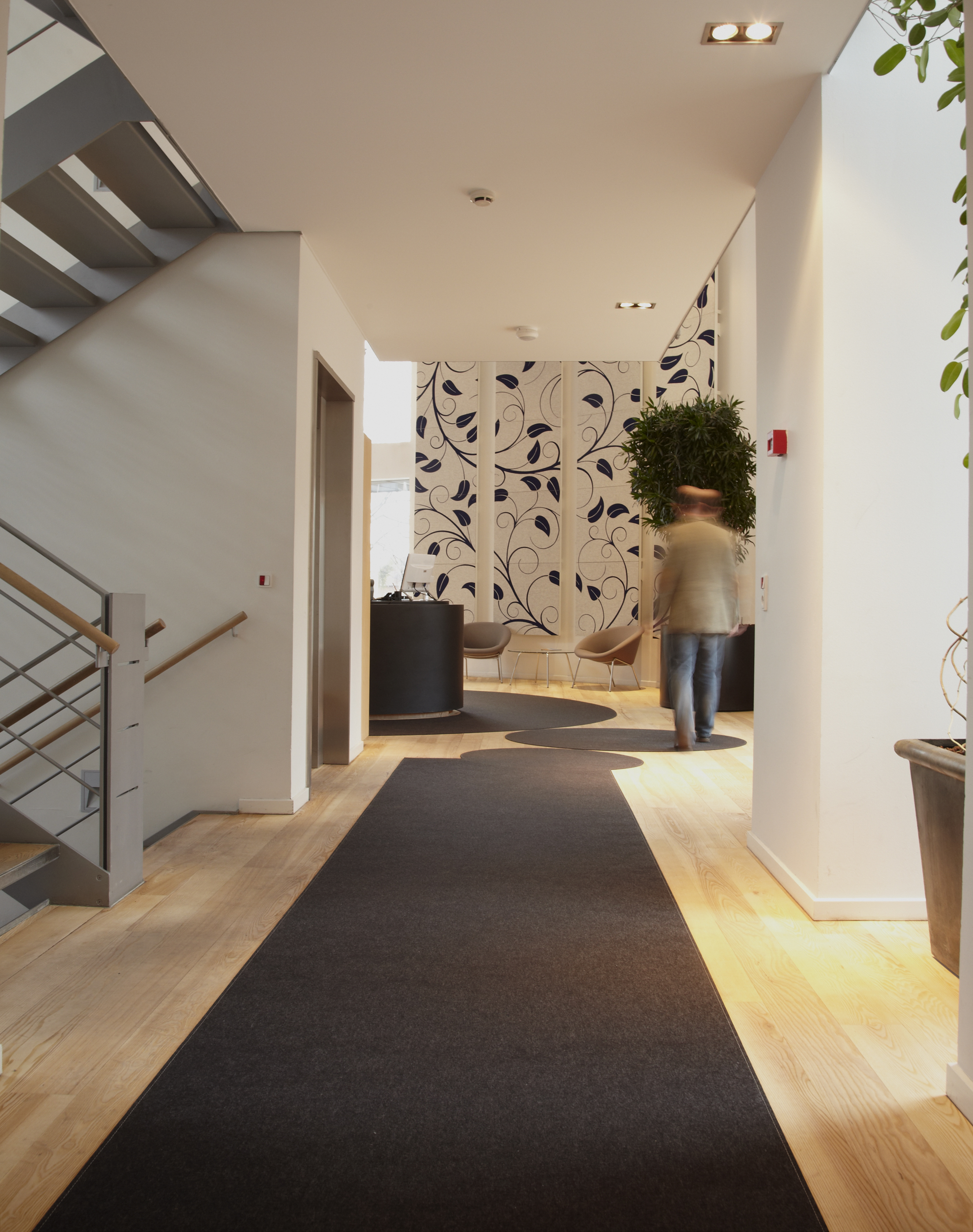 fraster, filt, Plus, felt, uldfilt, akustik, udsmykning, indretning, design, akustik panel, lyddæmpning, twister, akustik panel, filtfarver, dekoration